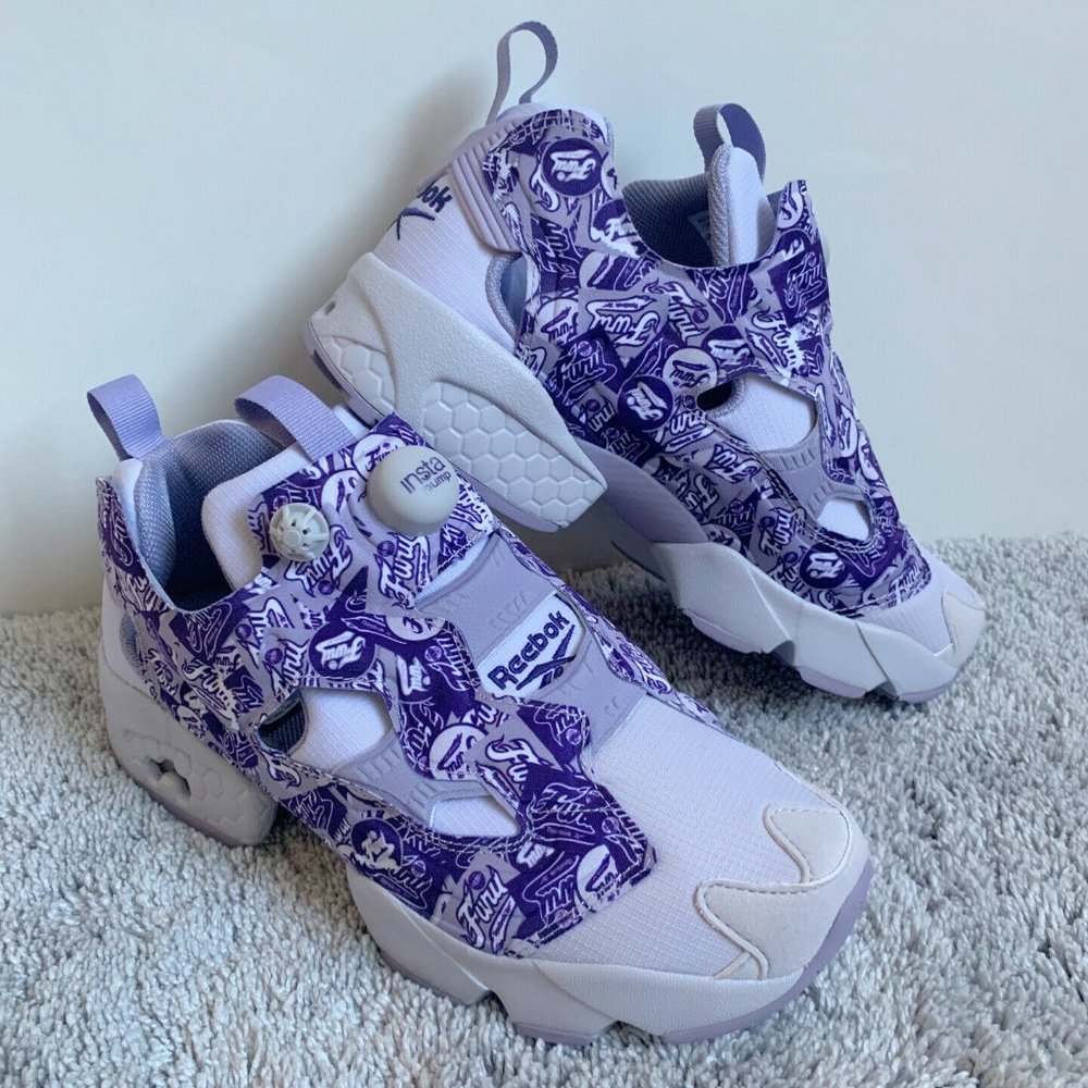 Men 8.5 / Women 10 - Reebok Classic INSTA PUMP FURY Bladder FW6016 Team Purple